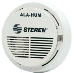 Steren Alarma de Humo con Zumbador ALA-HUM, 9V, 85Db, Blanco 