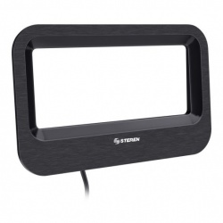 Steren Antena para Televisión ANT-1600, Interiores, UHF, Negro 