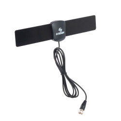 Steren Antena para Televisión ANT-9024, Interiores, UHF, Negro 
