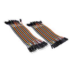 Steren Juego 80 Cables TIpo Dupont para Placas de Desarrollo, 15cm, Multicolor 