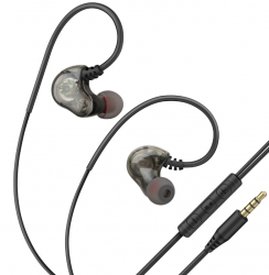 Steren Audífonos Intrauriculares con Micrófono AUD-340, Alámbrico, 1.1 Metros, 3.5mm, Blanco 