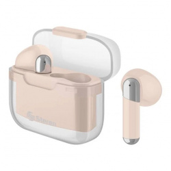 Steren Audífonos Intrauriculares con Micrófono AUD-7410, Inalámbrico, Bluetooth, Rosa 