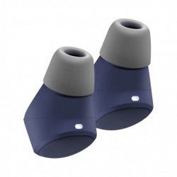 Steren Audífonos Intrauriculares con Micrófono FreePods, Inalámbrico, Bluetooth 5.0, Azul 