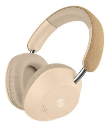 Steren Audífonos con Micrófono AUD-7625BG, Bluetooth, Inalámbrico, USB-C, Beige 