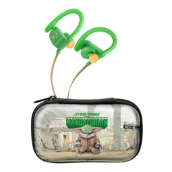 Steren Audífonos Intrauriculares con Micrófono Sport Free, Inalámbrico, Bluetooth, Grogu 