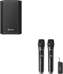 Steren Bocina BAF-0890R, Bluetooth, Inalámbrico, 100W RMS, USB, Negro 