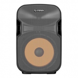Steren Bafle BAF-1255BT, Bluetooth, Inalámbrico, 150W RMS, 2300W PMPO, Negro 