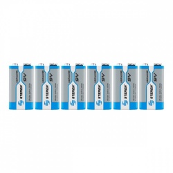 Steren Pila Alcalina Desechable, 9V, 6 Piezas 