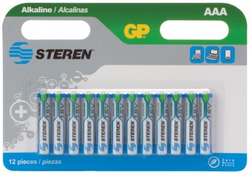 Steren Pila AAA, 1.5V, 12 Piezas  