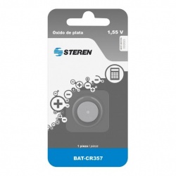 Steren Pila de Botón SR44 BAT-CR357, 1.55V 