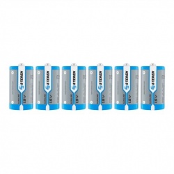 Steren Pila Desechable D, 1.5V, 6 Piezas 