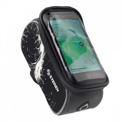 Steren Bolsa para Bicicleta con Soporte para Smartphone BIKE-020, 6