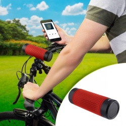 Steren Bocina Portátil para Bicicleta BIKE-300, Bluetooth, Inalámbrico, 3W RMS, USB, Rojo 