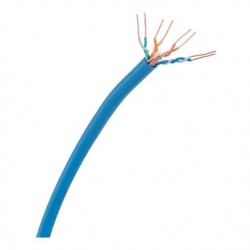 Steren Cable Patch Cat5e UTP, sin Conectores, Azul - Precio por Metro 