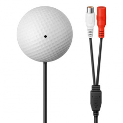 Steren Micrófono para Seguridad CCTV-1001, Alámbrico, RCA, Omnidireccional  