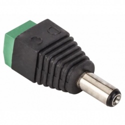 Steren Adaptador Plug Invertido 2.1mm, Negro 