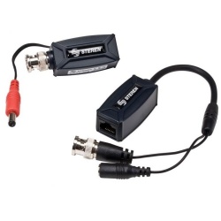 Steren Transceptor y Receptor de Video CCTV-402, BNC - RJ-45, hasta 100 Metros 