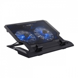 Steren Base Enfriadora COM-098 para Laptop 17'', 2 Ventiladores, Negro 