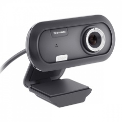 Steren Webcam COM-121, 1280 x 720 Pixeles, USB, Negro 