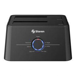 Steren Estación de Acoplamiento para Discos Duros SATA 2.5/3.5'', USB 3.0 