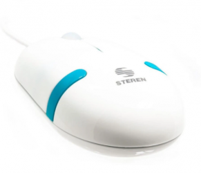 Mouse Steren Óptico COM-534, Alámbrico, USB, 800DPI, Azul 