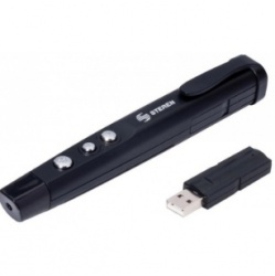 Steren Presentador Láser COM-561, Inalámbrico, Negro 