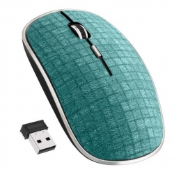 Mouse Steren Óptico COM-5709CVE, Inalámbrico, USB, 1000DPI, Verde 