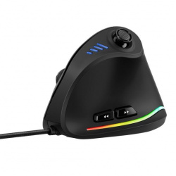 Mouse Gamer Ergonómico Steren Óptico COM-5760, Alámbrico, USB, 10000DPI, Negro 