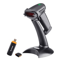 Steren COM-596 Lector de Código de Barras Láser, 1D - Incluye Receptor USB 