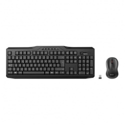 Kit de Teclado y Mouse Steren COM-655, RF Inalámbrico, Negro 