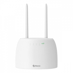 Steren Router COM-770, 2 x RJ-45 300 Mbit/s WLAN, Alámbrico, Doble Banda 2.4/5 GHz, 2 Antenas Externas 