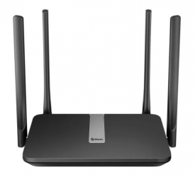 Steren Router COM-885 Firewall, Wi-Fi 5, 4 x RJ-45 1200 Mbit/s WLAN, Inalámbrico, Doble Banda 2.4/5 GHz, 4 Antenas Externas, de 5 dBi 