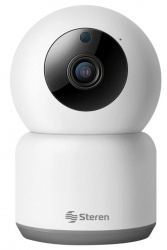 Steren Cámara de Seguridad IP Smart WiFi Domo para Interiores CCTV-218, Alámbrico/Inalámbrico, 1920x1080 Full HD, Día/Noche  
