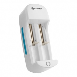 Steren Cargador CRG-260 para 2 Pilas Cilíndricas 