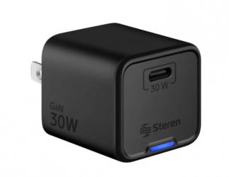 Steren Cargador de Pared ELI-7031, 30W, 5V, 1 x USB-C  