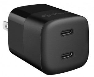 Steren Cargador de Pared ELI-7036, 3A, 5V, 2x USB C, Negro 