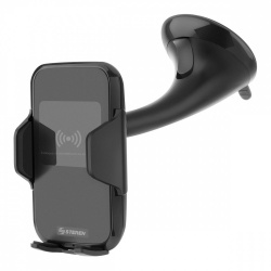 Steren Soporte con Cargador Inalámbrico para Smartphone ELI-890, Negro 