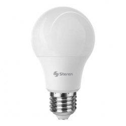 Steren Foco LED FOC-100, Luz Cálida, Base E26, 9W, 800 Lúmenes, Blanco 