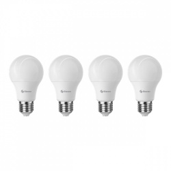 Steren Foco LED FOC-F9W, Luz Fría, Base E26, 9W, 800 Lúmenes, Blanco, 4 Piezas, Ahorro de 85% vs Foco Tradicional 60W 