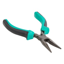 Steren Pinza de Punta HER-130, Negro/Azul 