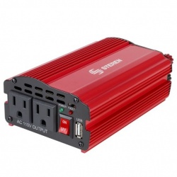 Steren Inversor de Corriente INV-400, 400W, Entrada 10.5 - 14.5V, Salida 110V 