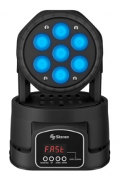 Steren Proyector de Luz LED-250, DMX, RGBW, 50W, 1 Pieza  