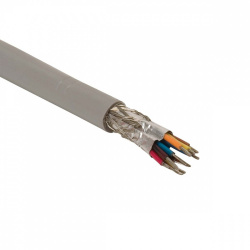 Steren Cable para Transmisión de Datos, 6 Hilos, 24 AWG, Gris - Precio por Metro 