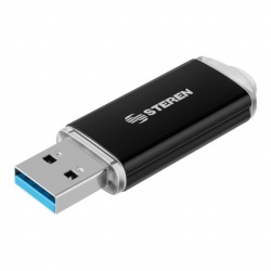 Venta de Memoria USB Steren, 128GB, USB 3.2, Negro MFD-128
