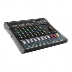 Steren Mezcladora Profesional MIX-308, 8 Canales, con Lector de Memorias USB 