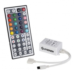 Steren Controlador Infrarrojo de Luces LED MODLED-010, Blanco 