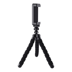 Steren Mini Tripié para Smartphone, Negro 