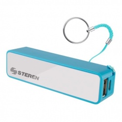 Cargador Portátil Steren Power Bank MOV-102CAZ, 2000mAh, Azul 