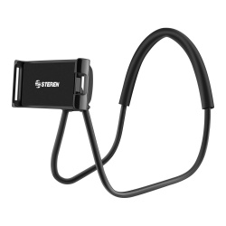 Steren Soporte Flexible para Smartphone, Negro 