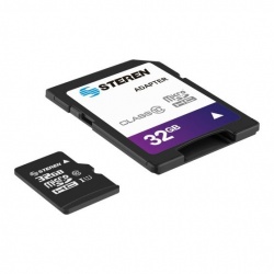 Memoria Flash Steren MSD-032/MICRO, 32GB MicroSD Clase 10, con Adaptador 